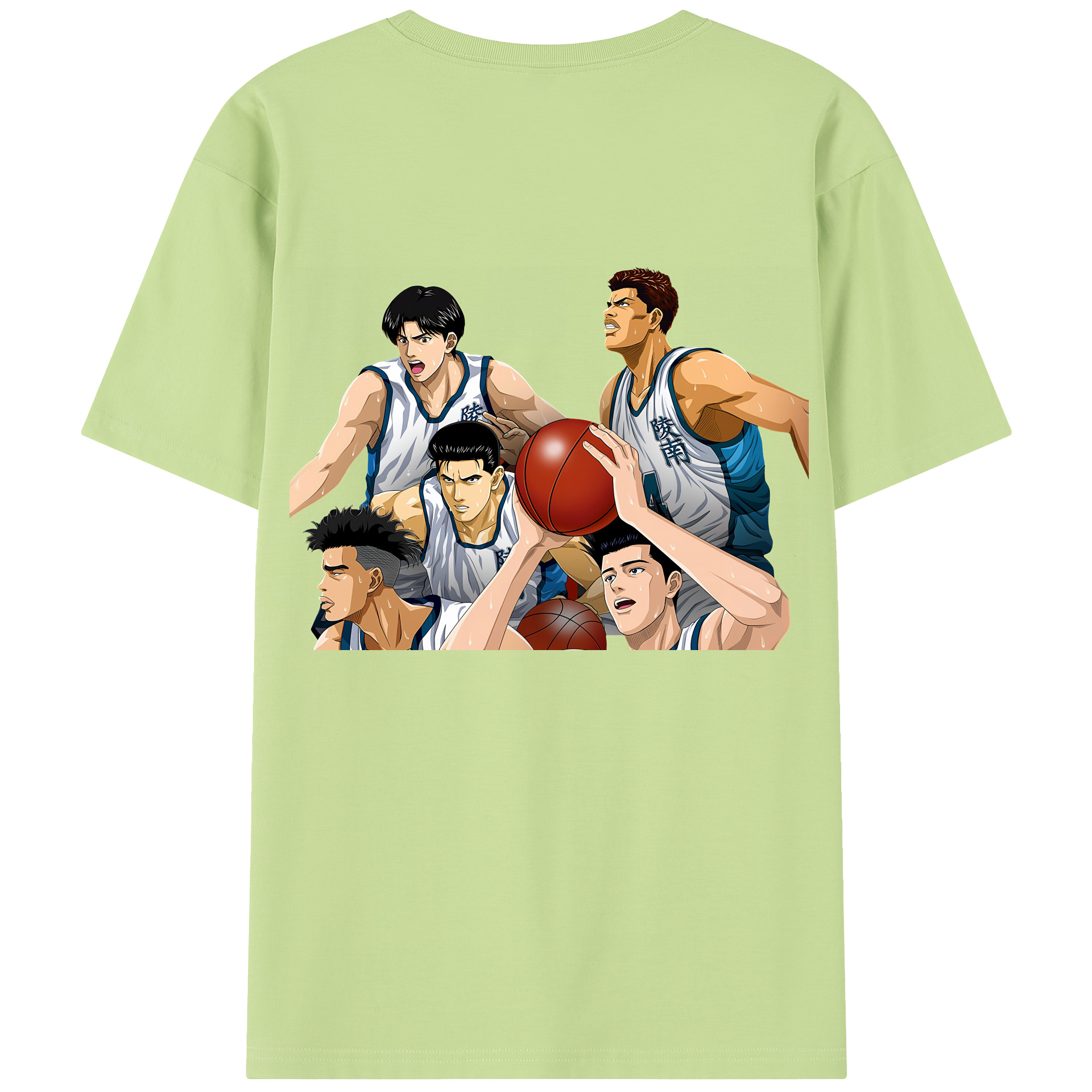 SLAM DUNK／スラムダンク 綿100％半袖Tシャツ（背面プリント）